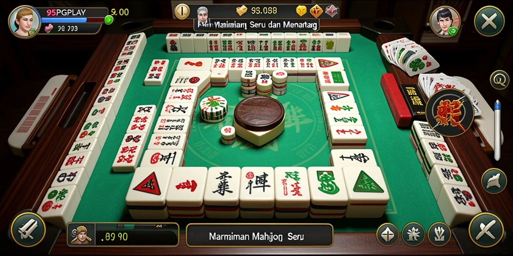 Tampilan gameplay seru dari 95PGPLAY Mahjong.