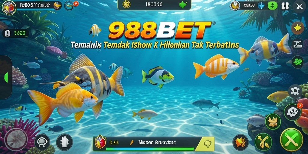 Gameplay menarik Tembak Ikan di 988BET dengan grafik yang memukau.