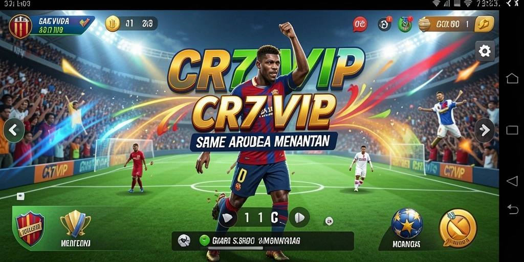 Screenshot utama CR7VIP menampilkan gameplay seru yang penuh aksi.