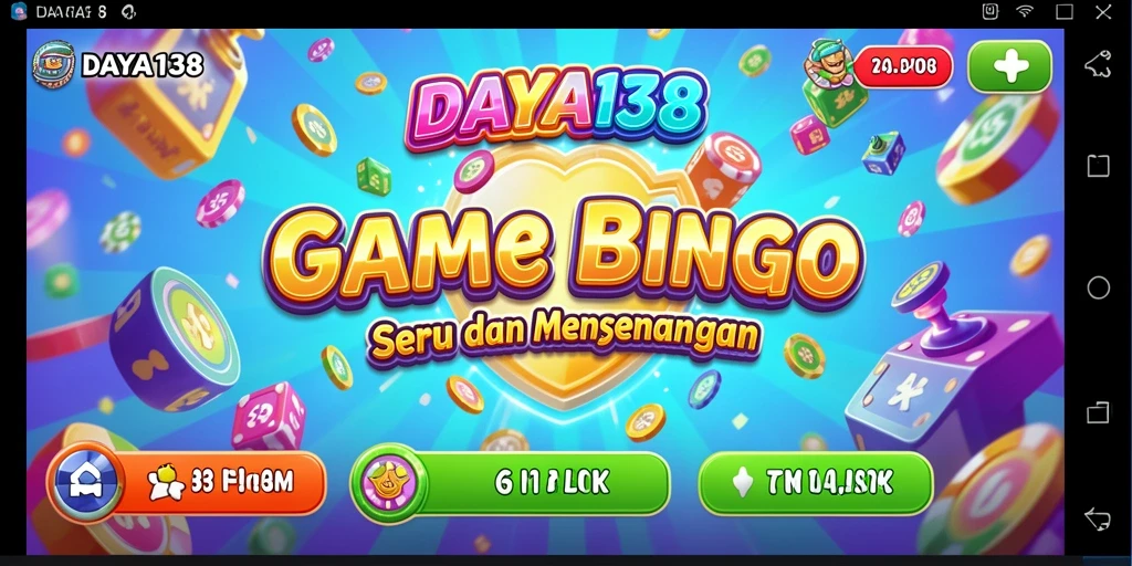 Screenshot gameplay <strong>DAYA138</strong> menampilkan aksi seru permainan Bingo.