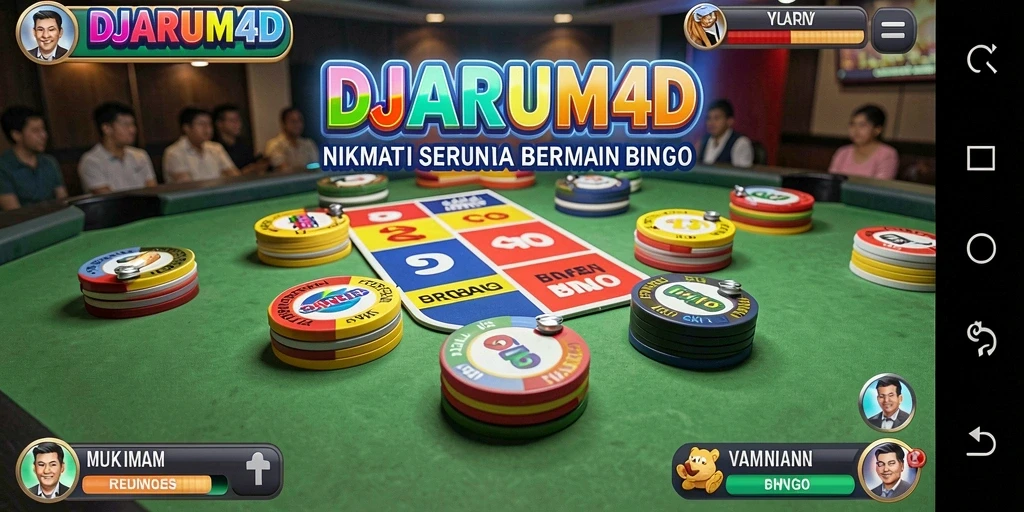 Screenshot utama DJARUM4D menampilkan suasana seru permainan Bingo.
