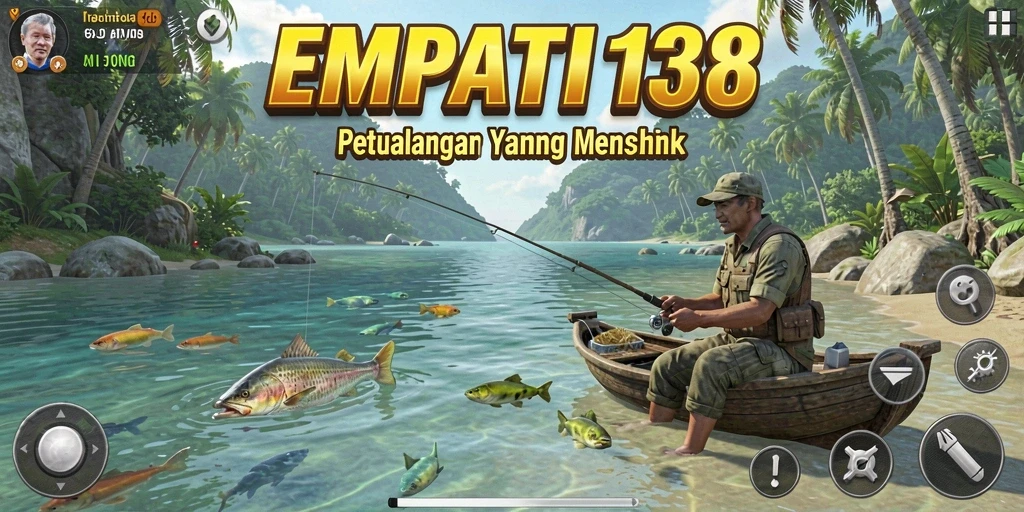 Screenshot gameplay <strong>EMPATI138</strong> menampilkan suasana memancing yang realistis dan menyenangkan.