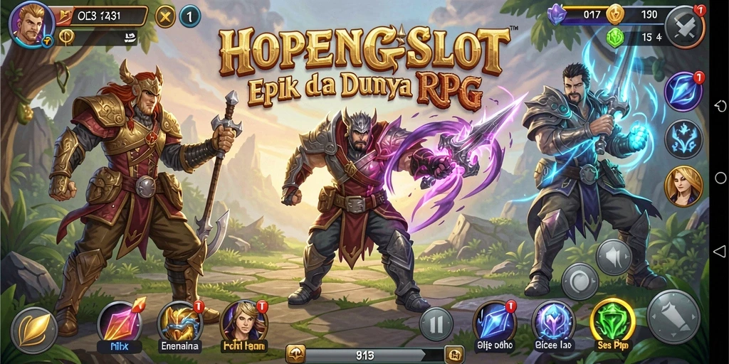 Tampilan gameplay HOPENGSLOT yang mendebarkan dan penuh strategi.