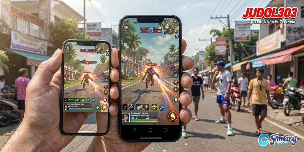 Tampilan antarmuka aplikasi JUDOL303 yang sederhana dan intuitif.