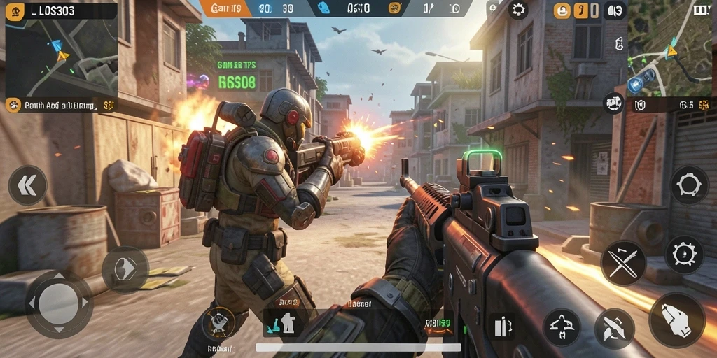 Screenshot gameplay LOS303 dengan aksi TPS yang mendebarkan.