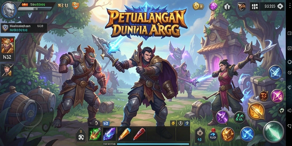 Gameplay seru dan menegangkan di dunia N32.