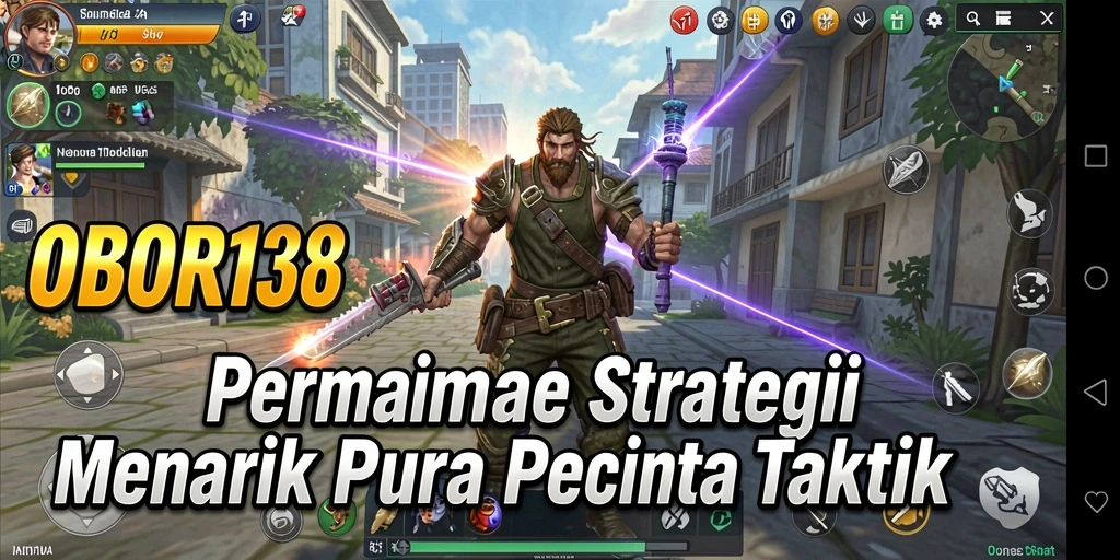 Screenshot gameplay OBOR138 menampilkan aksi strategi yang mendebarkan.