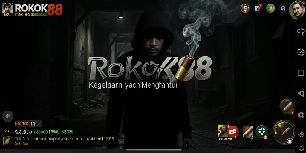 Gameplay ROKOK88 yang menciptakan suasana menakutkan di dalam permainan.