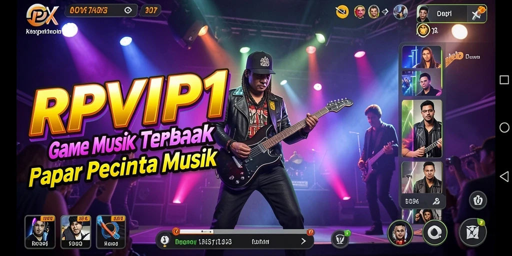 Tampilan gameplay RPVIP1 yang penuh warna dan interaktif.