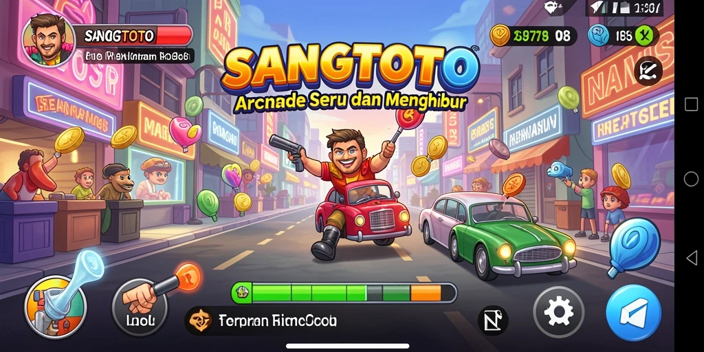 Screenshot gameplay SANGTOTO yang menampilkan aksi seru dan tantangan.