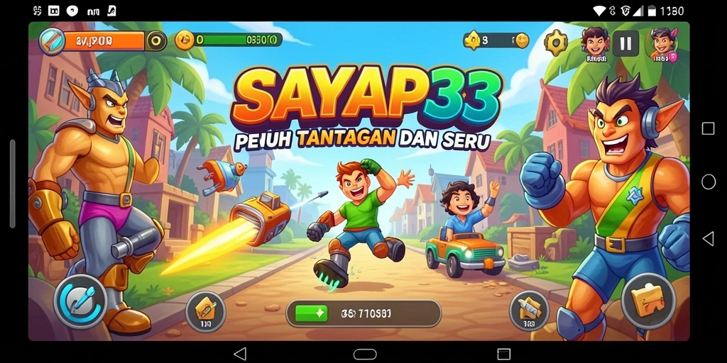 Tampilan gameplay menarik dan penuh tantangan dari SAYAP33.