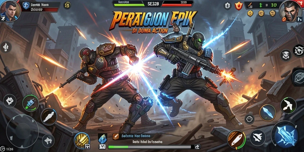 Tampilan gameplay seru di SE328 dengan aksi mendebarkan.