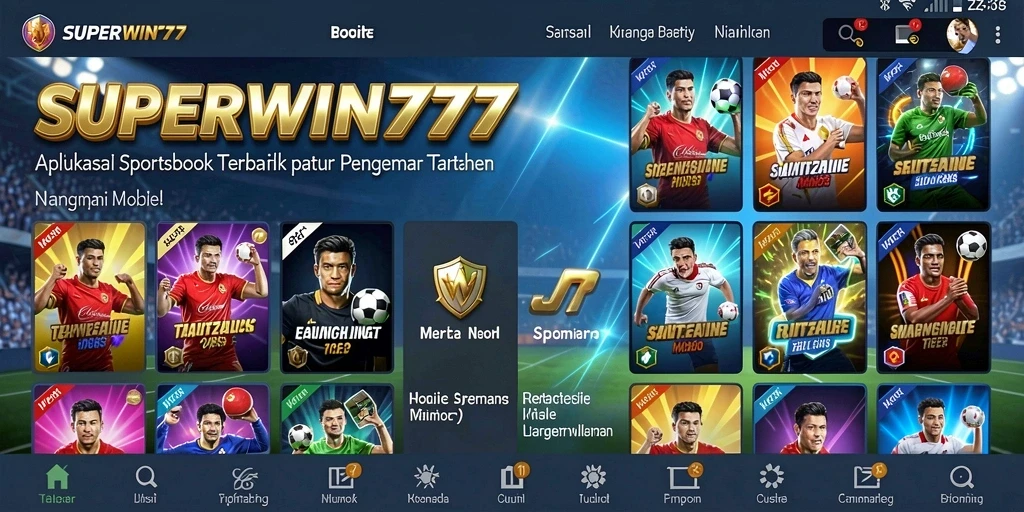 Screenshot SUPERWIN777 menampilkan pengalaman taruhan yang menarik dan interaktif.